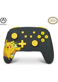 Manette Sans Fil Pour Nintendo Switch Par PowerA - Pikachu Ecstatic